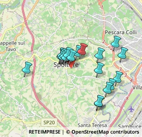 Mappa Via de Cesaris U., 65010 Spoltore PE, Italia (1.527)