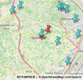 Mappa Via de Cesaris U., 65010 Spoltore PE, Italia (2.80182)
