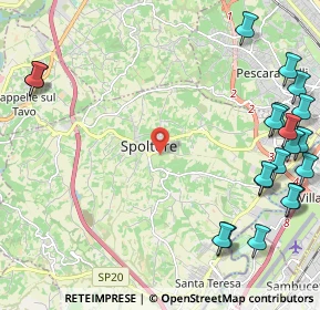 Mappa Via de Cesaris U., 65010 Spoltore PE, Italia (3.2915)