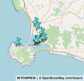 Mappa F63W+62, 58015 Orbetello GR, Italia (3.61818)