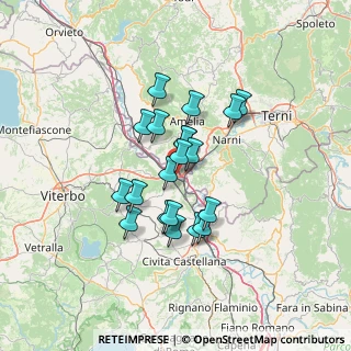 Mappa Via Containo, 01028 Orte VT, Italia (10.662)