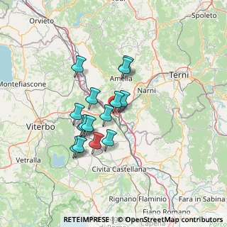 Mappa Via Containo, 01028 Orte VT, Italia (11.38133)
