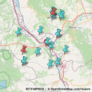 Mappa Via Containo, 01028 Orte VT, Italia (8.7665)