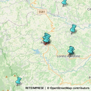 Mappa Via O. Z. Ciulli, 65017 Penne PE, Italia (3.94583)
