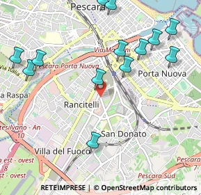 Mappa Via Salara Vecchia, 65128 Pescara PE, Italia (1.28615)