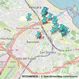 Mappa Strada Comunale Piana, 65100 Pescara PE, Italia (1.158)