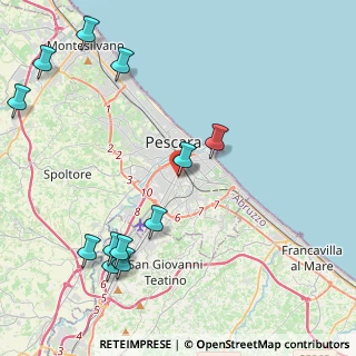 Mappa Strada Comunale Piana, 65100 Pescara PE, Italia (5.60667)