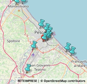 Mappa Via Salara Vecchia, 65128 Pescara PE, Italia (3.89357)
