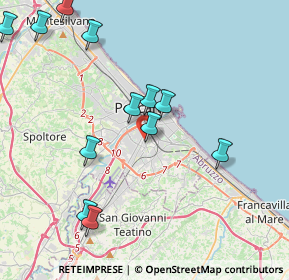 Mappa Strada Comunale Piana, 65100 Pescara PE, Italia (4.7375)