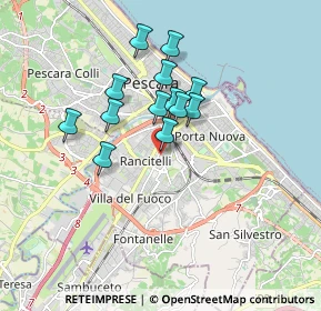 Mappa Strada Comunale Piana, 65100 Pescara PE, Italia (1.41615)