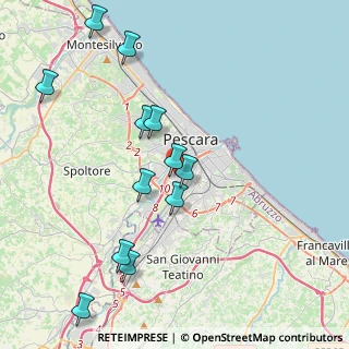 Mappa Via Lago di Navelli, 65128 Pescara PE, Italia (4.5225)