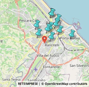 Mappa Via Lago di Navelli, 65128 Pescara PE, Italia (1.55727)