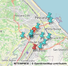 Mappa Via Lago di Navelli, 65128 Pescara PE, Italia (1.51)