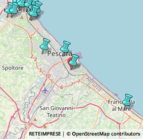 Mappa Piazza Ettore Troilo, 65126 Pescara PE, Italia (7.21313)