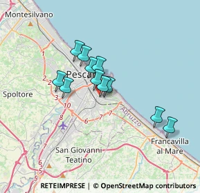 Mappa Piazza Ettore Troilo, 65126 Pescara PE, Italia (2.62182)
