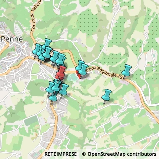 Mappa Contrada Ossicelli, 65017 Penne PE, Italia (0.425)