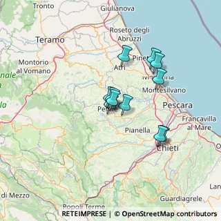 Mappa Contrada Ossicelli, 65017 Penne PE, Italia (10.52455)