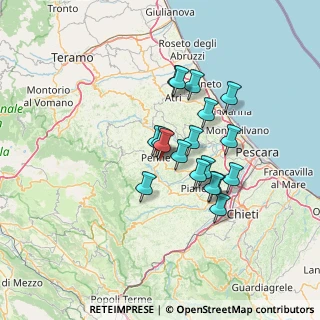 Mappa Contrada Ossicelli, 65017 Penne PE, Italia (11.05778)