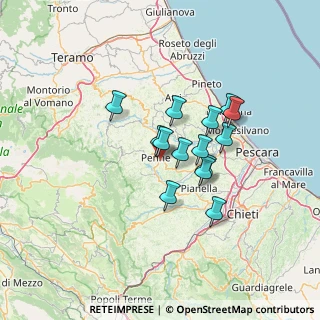 Mappa Contrada Ossicelli, 65017 Penne PE, Italia (10.52929)