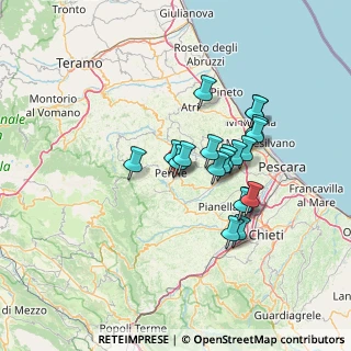 Mappa Contrada Ossicelli, 65017 Penne PE, Italia (11.9585)