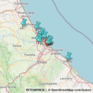 Mappa Via Vomano, 65129 Pescara PE, Italia (8.96727)