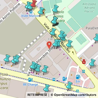 Mappa Via Sforza Muzio Attendolo, 65127 Pescara PE, Italia (0.08714)