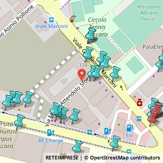 Mappa Via Sforza Muzio Attendolo, 65127 Pescara PE, Italia (0.08276)