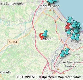 Mappa Via della Madonnina, 65010 Spoltore PE, Italia (6.146)