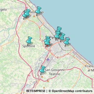 Mappa Via Federico Fellini, 65121 Spoltore PE, Italia (3.62667)