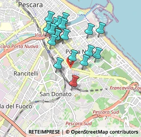 Mappa Via Gioacchino da Fiore, 65127 Pescara PE, Italia (0.8535)