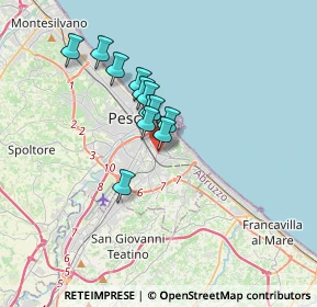 Mappa Via Gioacchino da Fiore, 65127 Pescara PE, Italia (2.59833)
