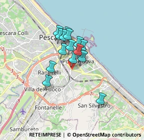 Mappa Via Gioacchino da Fiore, 65127 Pescara PE, Italia (1.22313)