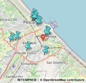 Mappa Via Gioacchino da Fiore, 65127 Pescara PE, Italia (1.8475)