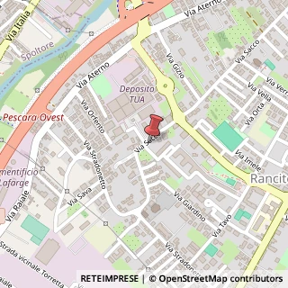 Mappa Via Sacco, 185, 65128 Pescara, Pescara (Abruzzo)