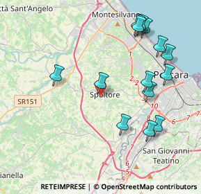 Mappa Via Fonte Grande, 65010 Spoltore PE, Italia (4.63786)