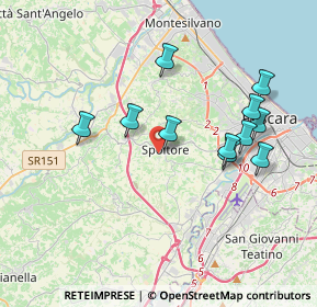 Mappa Via Fonte Grande, 65010 Spoltore PE, Italia (3.79273)