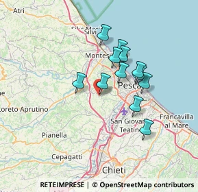 Mappa Via Fonte Grande, 65010 Spoltore PE, Italia (5.77917)