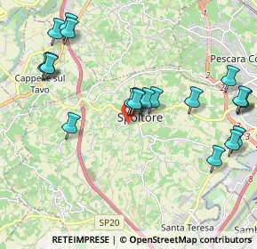 Mappa Via Fonte Grande, 65010 Spoltore PE, Italia (2.4225)