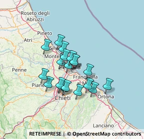 Mappa Via dei Marsi, 65127 Pescara PE, Italia (9.9325)
