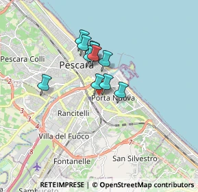 Mappa Via dei Marsi, 65127 Pescara PE, Italia (1.24)