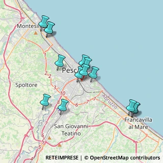 Mappa Viale Gabriele d^Annunzio, 65100 Pescara PE, Italia (4.00786)