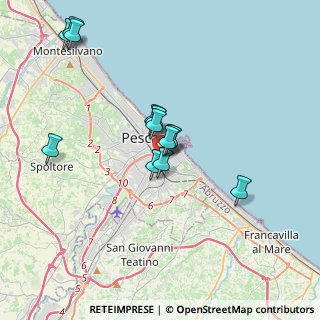 Mappa Viale Gabriele d^Annunzio, 65100 Pescara PE, Italia (3.32923)