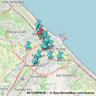Mappa Viale Gabriele d^Annunzio, 65100 Pescara PE, Italia (1.26222)