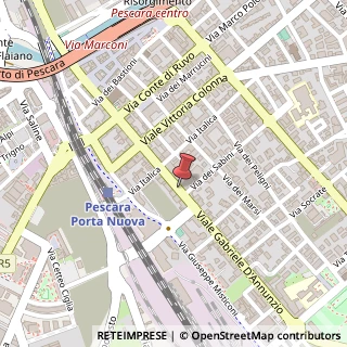 Mappa Viale Gabriele D'Annunzio,  156, 65127 Pescara, Pescara (Abruzzo)