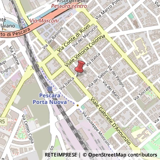 Mappa Viale Gabriele D'Annunzio, 42, 65127 Pescara, Pescara (Abruzzo)