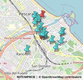 Mappa Viale D'Annunzio, 65127 Pescara PE, Italia (0.6465)