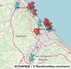 Mappa SS16bis, 65010 Pescara PE, Italia (3.83357)