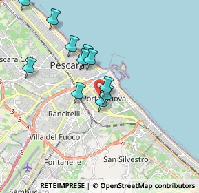 Mappa Via Milli Giannina, 65126 Pescara PE, Italia (1.76545)
