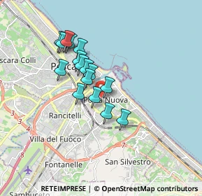 Mappa Via Milli Giannina, 65126 Pescara PE, Italia (1.4275)