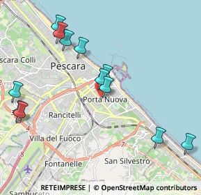 Mappa Via Milli Giannina, 65126 Pescara PE, Italia (2.39333)